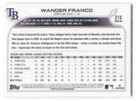 2022 Wander Franco Topps Series 1 ROOKIE RC #215 Tampa Bay Rays 41