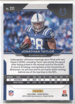 2020 Jonathan Taylor Panini Prizm SP ROOKIE NEGATIVE VARIATION RC #332 Indianapolis Colts 1