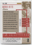 2014 Mookie Betts Panini Classics ROOKIE RC #169 Boston Red Sox 2