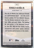 2022 Ronald Acuna Jr. Topps HOME FIELD ADVANTAGE #HA2 Atlanta Braves