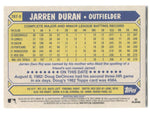 2022 Jarren Duran Topps Series 1 1987 DESIGN 35th ANNIVERSARY BLUE ROOKIE RC #T87-5 Boston Red Sox