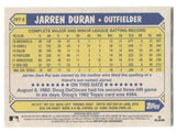 2022 Jarren Duran Topps Series 1 1987 DESIGN 35th ANNIVERSARY BLUE ROOKIE RC #T87-5 Boston Red Sox