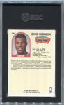 1989-90 David Robinson NBA Hoops ROOKIE RC SGC 9 #138 San Antonio Spurs 4623