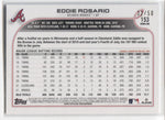 2022 Eddie Rosario Topps Series One FATHER'S DAY BLUE 32/50 #153 Atlanta Braves