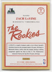 2014-15 Zach LaVine Panini Donruss THE ROOKIES ROOKIE RC #7 Minnesota Timberwolves 1