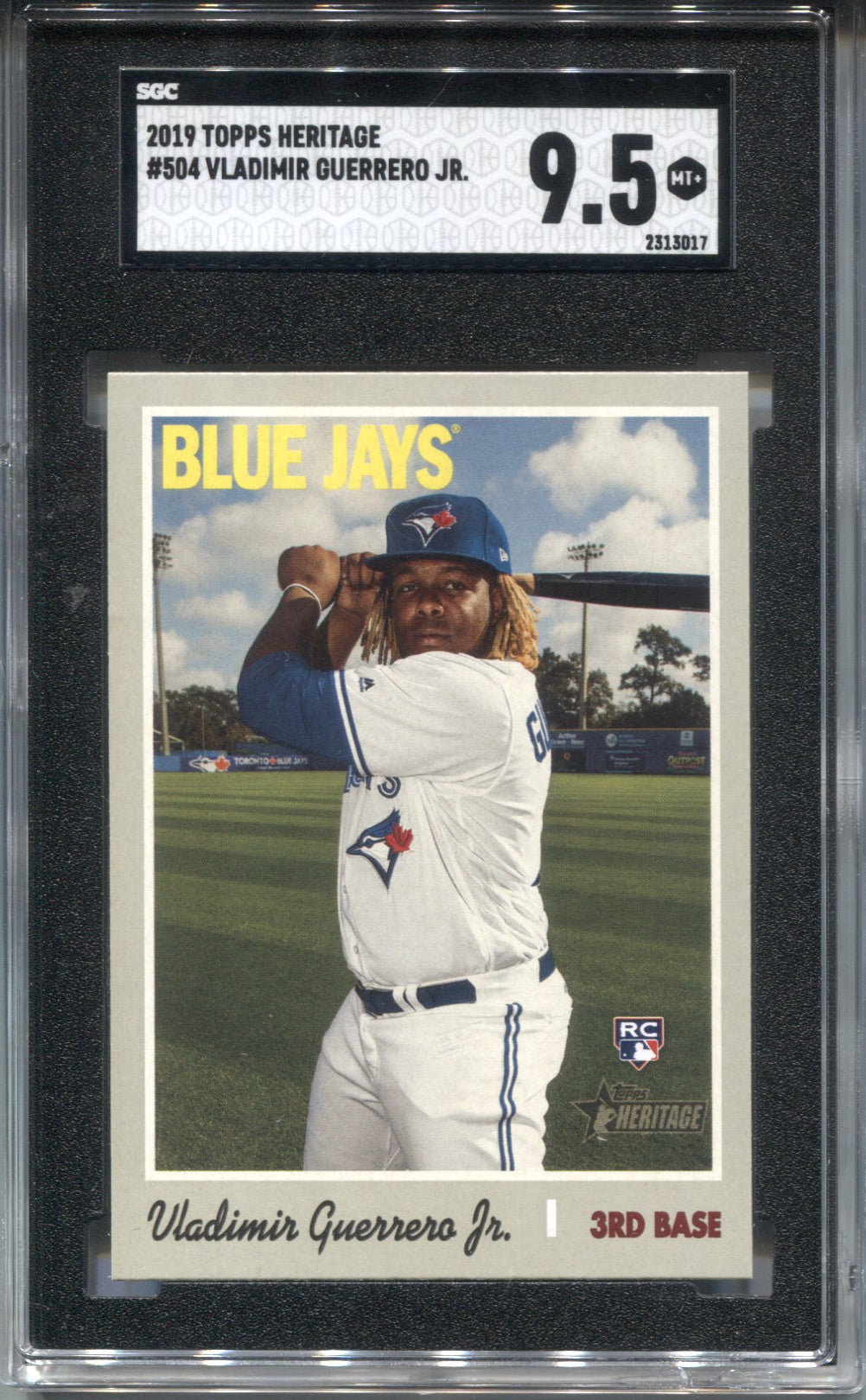 Vladimir Guerrero Jr Signed Toronto Blue Jays 2016 Topps