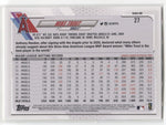 2021 Mike Trout Topps Series 1 WALGREENS YELLOW #27 Anaheim Angels