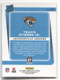 2021 Travis Etienne Jr. Donruss Optic RATED ROOKIE RC #214 Jacksonville Jaguars 1