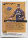 2019-20 Zion Williamson Panini NBA Hoops Premium Stock ARRIVING NOW SILVER HOLO ROOKIE RC #2 New Orleans Pelicans