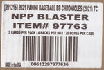 2021 Panini Chronicles Baseball, 20 Blaster Box Case