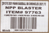 2021 Panini Chronicles Baseball, 20 Blaster Box Case