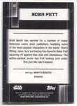 2021 Brett Booth - Boba Fett Topps Chrome Star Wars Galaxy REFRACTOR #32 JEDI 2