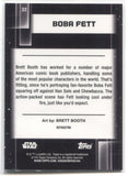 2021 Brett Booth - Boba Fett Topps Chrome Star Wars Galaxy REFRACTOR #32 JEDI 2