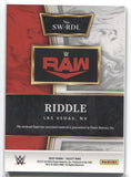 2022 Matt Riddle Panini Select SELECTIVE SWATCHES SHIRT RELIC #SW-RDL Monday Night Raw