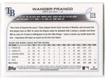 2022 Wander Franco Topps Series 1 ROOKIE RC #215 Tampa Bay Rays 24