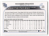 2022 Wander Franco Topps Series 1 ROOKIE RC #215 Tampa Bay Rays 42