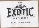 *LAST CASE* 2022 Leaf Exotic Multi-Sport, 20 Box Case