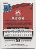 2018-19 Trae Young Donruss RATED ROOKIE RC #198 Atlanta Hawks 3