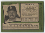 2020 Gavin Lux Topps Heritage ACTION ROOKIE RC #188 Los Angeles Dodgers