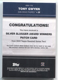 2022 Tony Gwynn Topps Series 2 SILVER SLUGGER AWARD MANUFACTURED MEDALLION #SSA-TG San Diego Padres HOF