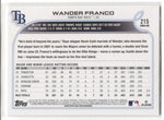 2022 Wander Franco Topps Series 1 ROOKIE RC #215 Tampa Bay Rays 18