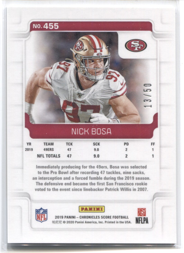 Nick Bosa San Francisco 49ers Jersey gold