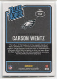 2016 Carson Wentz Donruss Optic RATED ROOKIE HOLO RC #156 Philadelphia Eagles