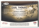 2010 Earl Thomas Sage Hit ROOKIE AUTO AUTOGRAPH 073/400 RC #A-49 Seattle Seahawks