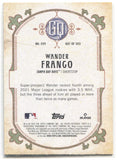 2022 Wander Franco Topps Gypsy Queen GREEN ROOKIE RC #299 Tampa Bay Rays 1