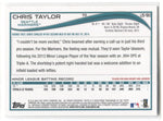 2014 Chris Taylor Topps Update Series ROOKIE RC #US-180 Seattle Mariners 1