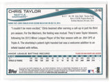 2014 Chris Taylor Topps Update Series ROOKIE RC #US-180 Seattle Mariners 1