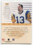 1999 Kurt Warner Donruss ROOKIE RC #188 St. Louis Rams HOF 1