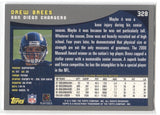 2001 Drew Brees Topps ROOKIE RC #328 San Diego Chargers 4