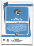 2021 Travis Etienne Jr. Donruss Optic RATED ROOKIE RC #214 Jacksonville Jaguars 2