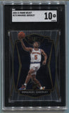 2020-21 Immanuel Quickley Panini Select PREMIER LEVEL ROOKIE RC SGC 10 #172 New York Knicks 4076