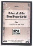 2021 Global Posters Chrome Star Wars Galaxy A NEW HOPE ITALY REFRACTOR #GP-18 JEDI