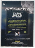 2018 Shohei Ohtani Panini Donruss CRACKED ICE OUT OF THIS WORLD ROOKIE RC #OW5 Anaheim Angels