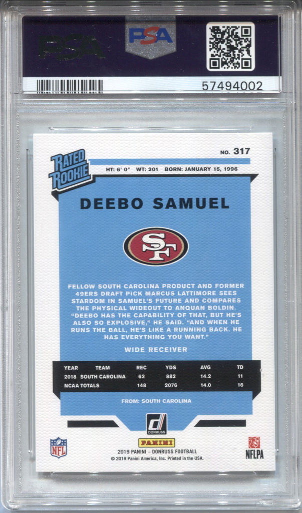 2016, 2017, 2018, 2019 Panini Donruss Football San Francisco 49ers