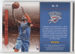 2018-19 Paul George Panini Contenders Optic PLAYING THE NUMBERS GAME HOLO  #12 Oklahoma City Thunder