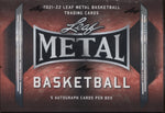 2021-22 Leaf Metal Basketball Hobby, 12 Box Case (+12 Leaf 1/1 Proof Packs!)