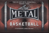 2021-22 Leaf Metal Basketball Hobby, 12 Box Case