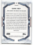 2022 Dark Rey Topps Star Wars Finest REFRACTOR #28 The Rise of Skywalker