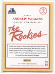 2014-15 Andrew Wiggins Donruss THE ROOKIES ROOKIE RC #1 Minnesota Timberwolves 1