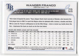 2022 Wander Franco Topps Series 1 ROOKIE RC #215 Tampa Bay Rays 25