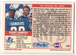 1989 Barry Sanders Pro Set ROOKIE RC #494 Detroit Lions HOF 4