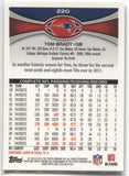 2012 Tom Brady Topps Chrome #220 New England Patriots