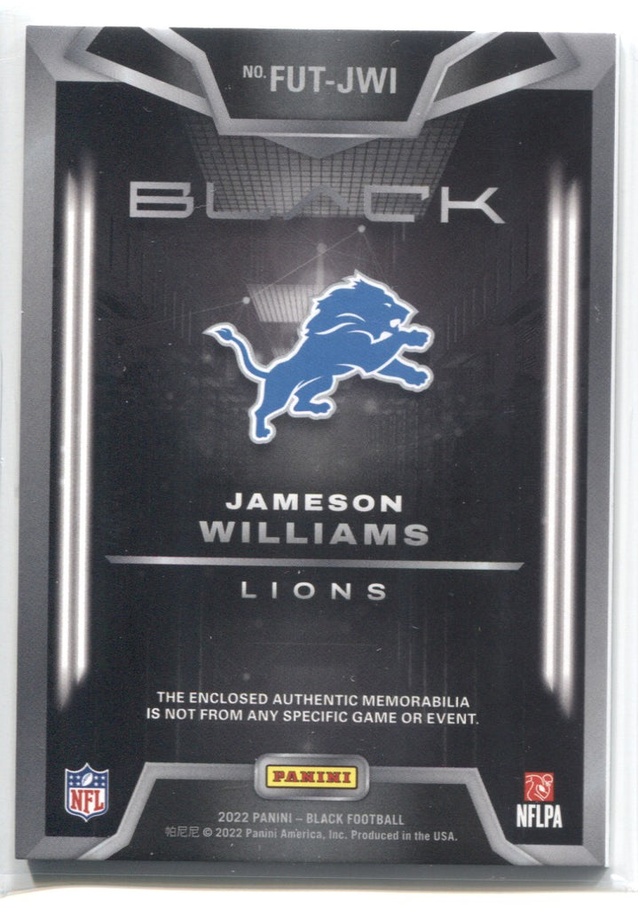 2022 Jameson WIlliams Panini Black ROOKIE FUTURISTIC JERSEY 118/125 RE