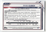 2021 Ryan Cusick Bowman Chrome Draft 1ST BOWMAN AQUA LAVA REFRACTOR 099/199 #BDC27 Atlanta Braves