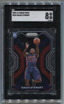 2020-21 Isaiah Stewart Panini Prizm ROOKIE RC SGC 8 #254 Detroit Pistons 0314