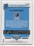 2019-20 Ja Morant Panini Prizm Donruss RATED ROOKIE RC #202 Memphis Grizzlies 10